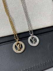 LV BY NIGHT DIAMOND PAVED NECKLACE