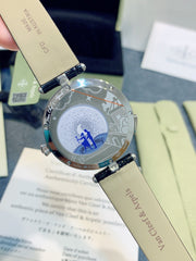 LADY ARPELS LOVER BRIDGE BLACK CROCODILE