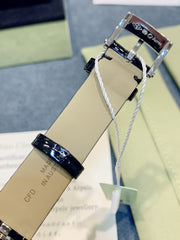 LADY ARPELS LOVER BRIDGE BLACK CROCODILE