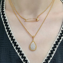 BOHEME DIAMOND LONG NECKLACE