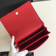 SUNSET 22 HANDBAG IN CHERRY RED CALFSKIN