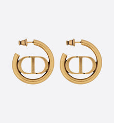 30 MONTAIGNE HOOP EARRINGS ANTIQUE GOLD