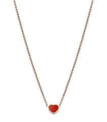 HEART PEDANT CARNELIAN NECKLACE
