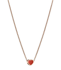 HEART PEDANT CARNELIAN NECKLACE
