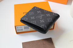 LV 25S MULTIPLE WALLET IN MONOGRAM ECLIPSE COATED CALFSKIN