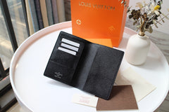 LV 25S PASSPORT HOLDER 14 IN MONOGRAM ECLIPSE COATED CALFSKIN