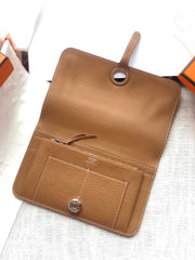 HM Dogon Wallet 20 Tan Togo Shw