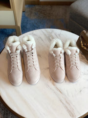 LP WINTER NUAGES SNEAKERS CREAMY WHITE LAMBSKIN