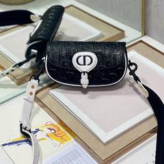 BOBBY EAST-WEST 21 BAG IN BLACK LAMBSKIN