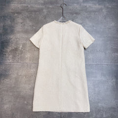 CHANEL 25S EMBELLISHED SHIFT DRESS 396