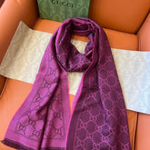 GUCCI 25S SCARF 180 IN WOOL 644857