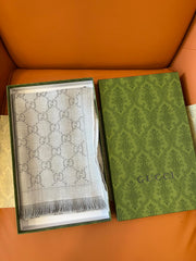 GUCCI 25S SCARF 180 IN WOOL 644856