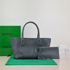 Large Cabat 45cm Baby Blue Lambskin Ghw