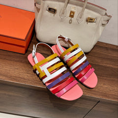 EPHESE SANDAL MULTI-COLOR CALFSKIN