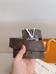 LV 25S BELT 40 MM IN BROWN CALFSKIN 593209