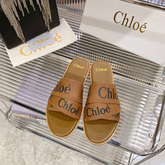 WOODY SLIPPER IN CIDER BROWN CANVAS