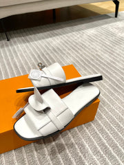 GABRIEL SANDAL WHITE CALFSKIN