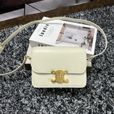 TRIOMPHE TEEN 18 WHITE COWHIDE LEATHER