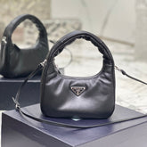 HOBO BAG 21 IN BLACK SOFT LAMBSKIN