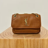 NIKI MEDIUM 26 LAMBSKIN CINNAMON BROWN