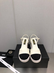 MARY JANE WEDGE WHITE LAMBSKIN