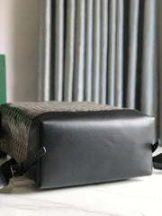 CISALPIN BACKPACK 43 IN BLACK GOYARDINE CANVAS AND CALFSKIN