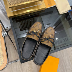 LV COSY FLAT CLASSIC MONOGRAM PALE BROWN