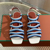 LP SPRIGHTLY CHARMS SANDAL SKY CALFSKIN