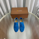 LP SUMMER WALK TASSELS LOAFERS COBALT SUEDE