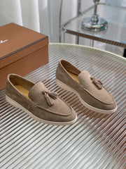 LP SUMMER WALK TASSELS LOAFERS PEANUT SUEDE