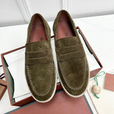 LP RETRO SUMMER WALK LOAFERS OLIVE SUEDE