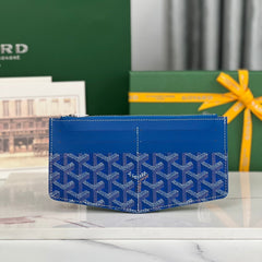 INSERT LOUISE 21 IN TORY BLUE GOYARDINE CANVAS