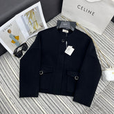 HERMES 25S SHORT REVERSIBLE CASHMERE COAT 254