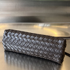 SMALL ANDIAMO 29 IN DARK BROWN LAMBSKIN