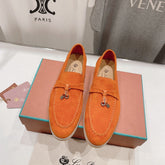 LP SUMMER CHARMS WALK LOAFERS ORANGE SUEDE
