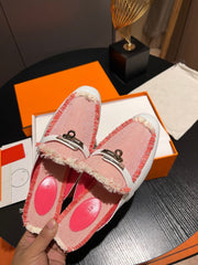 0z Mule Beige Glaise / Framboise