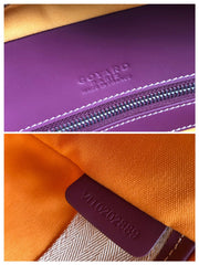 AMBASSADE DOCUMENT CASE 35 IN WINE RED GOYARDINE CANVAS