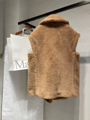 MAX MARA 25S SLEEVELESS TEDDY VEST 89550