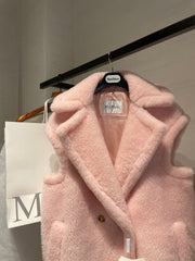 MAX MARA 25S SLEEVELESS TEDDY VEST 064