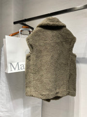 MAX MARA 25S SLEEVELESS TEDDY VEST 90550