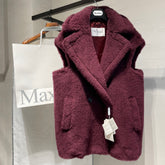 MAX MARA 25S SLEEVELESS TEDDY VEST 065