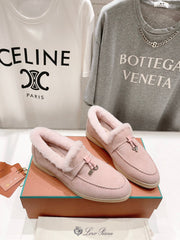 LP SUMMER CHARMS WALK LOAFERS LIGHT PINK FLEECE