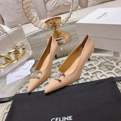 HIGH-HEELS 5 CM IN SEPIA TAN CALFSKIN