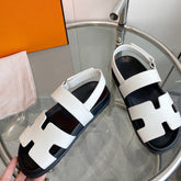 Genius Sandal White Leather