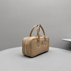 RESTRO SMALL 27 IN TAUPE PINK IN CALFSKIN