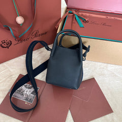 MICRO BALE BAG IN BLACK CALFSKIN 226599