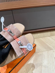 GABRIEL SANDAL PASTEL PINK SUEDE