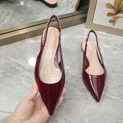 GG Signoria Ballet Flat red wine