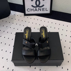 MULES black 1 LAMBSKIN