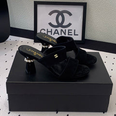 MULES black LAMBSKIN